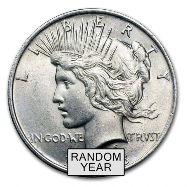 1922-1925 Peace Silver Dollar Coin (BU)